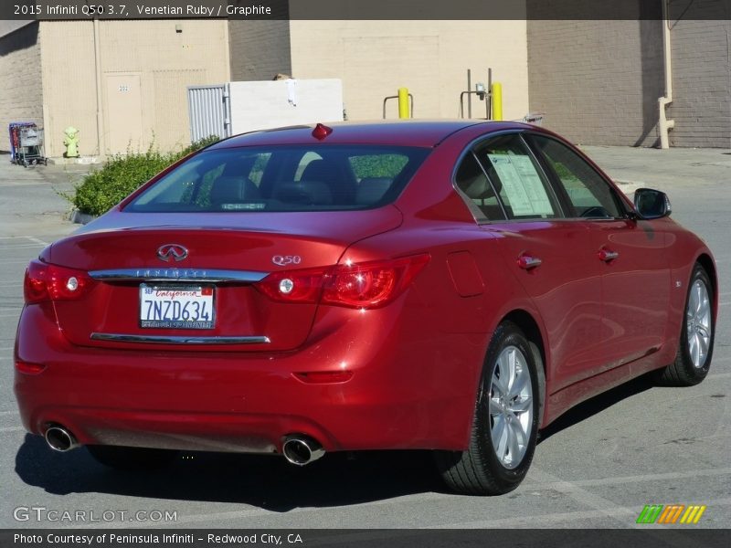Venetian Ruby / Graphite 2015 Infiniti Q50 3.7