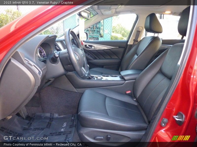 Venetian Ruby / Graphite 2015 Infiniti Q50 3.7