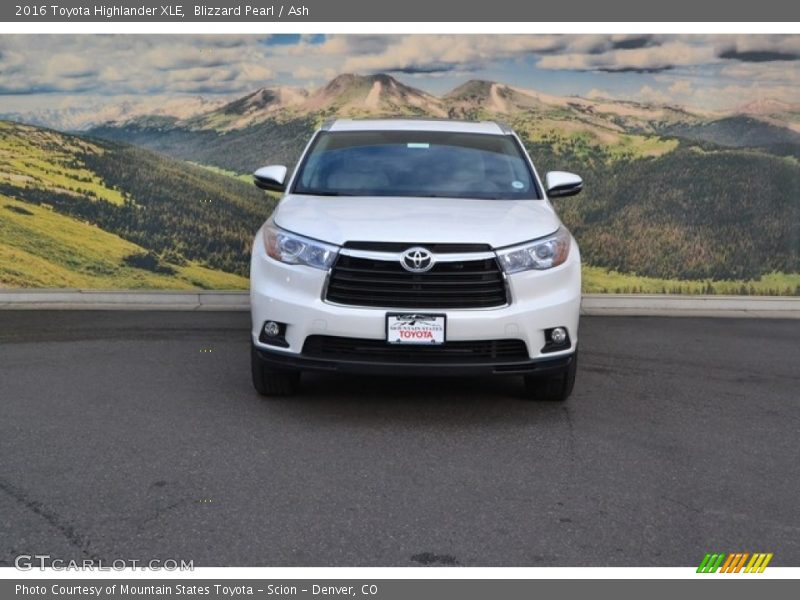 Blizzard Pearl / Ash 2016 Toyota Highlander XLE