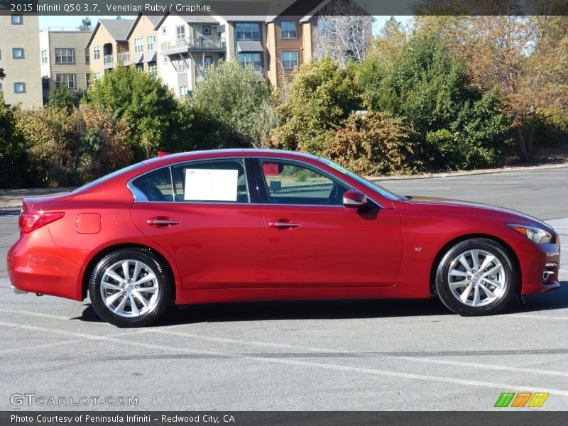 Venetian Ruby / Graphite 2015 Infiniti Q50 3.7