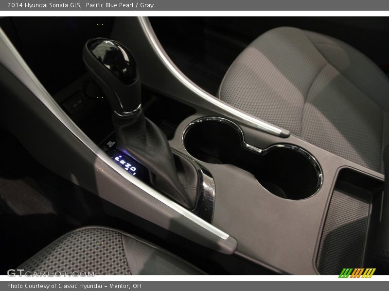 Pacific Blue Pearl / Gray 2014 Hyundai Sonata GLS