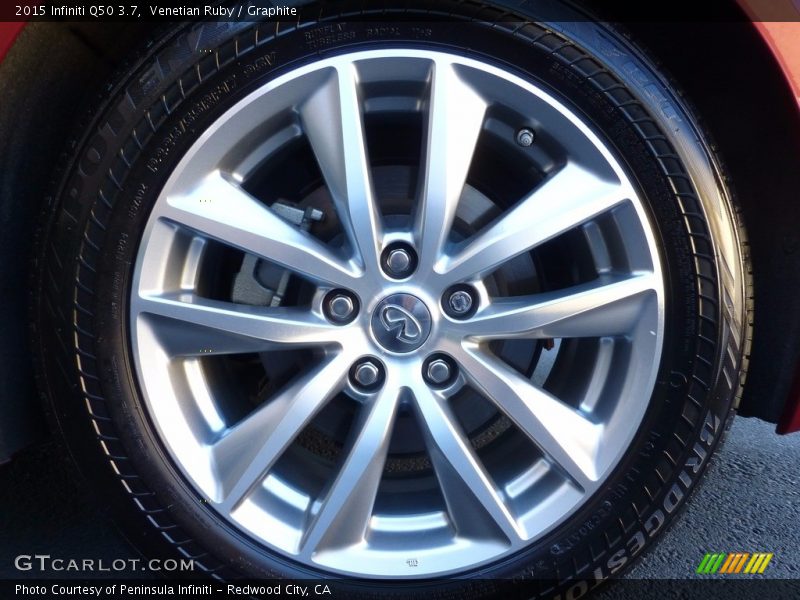 Venetian Ruby / Graphite 2015 Infiniti Q50 3.7