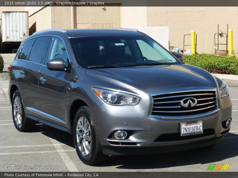Graphite Shadow / Graphite 2015 Infiniti QX60 3.5 AWD