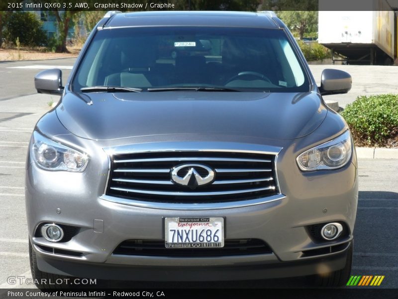 Graphite Shadow / Graphite 2015 Infiniti QX60 3.5 AWD