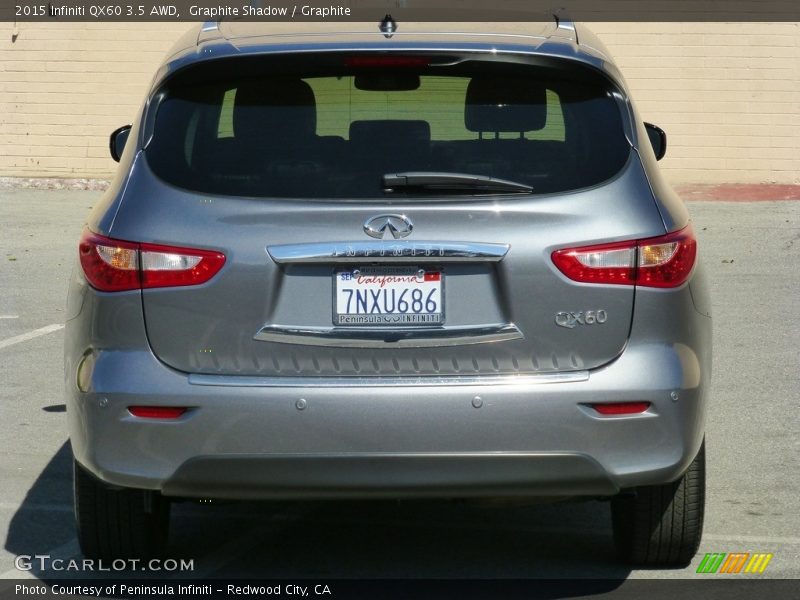 Graphite Shadow / Graphite 2015 Infiniti QX60 3.5 AWD