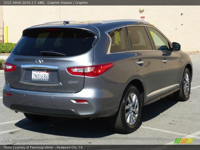 Graphite Shadow / Graphite 2015 Infiniti QX60 3.5 AWD