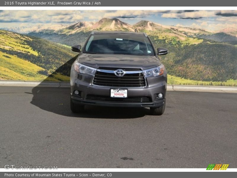 Predawn Gray Mica / Ash 2016 Toyota Highlander XLE