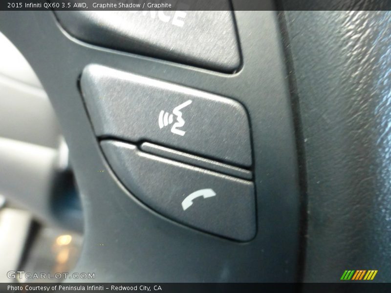 Graphite Shadow / Graphite 2015 Infiniti QX60 3.5 AWD