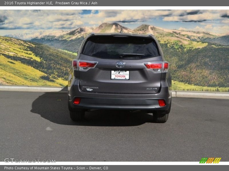 Predawn Gray Mica / Ash 2016 Toyota Highlander XLE