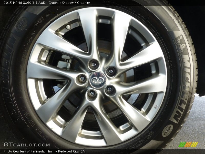 Graphite Shadow / Graphite 2015 Infiniti QX60 3.5 AWD