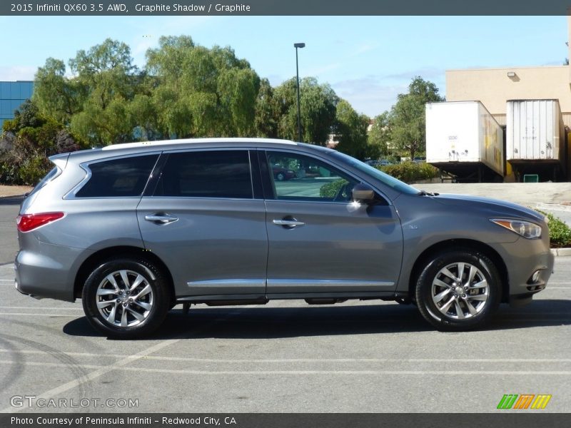 Graphite Shadow / Graphite 2015 Infiniti QX60 3.5 AWD