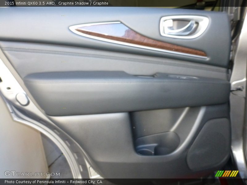Graphite Shadow / Graphite 2015 Infiniti QX60 3.5 AWD
