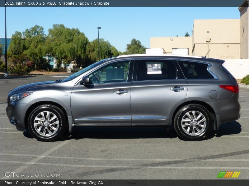Graphite Shadow / Graphite 2015 Infiniti QX60 3.5 AWD