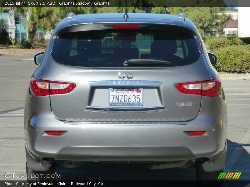 Graphite Shadow / Graphite 2015 Infiniti QX60 3.5 AWD
