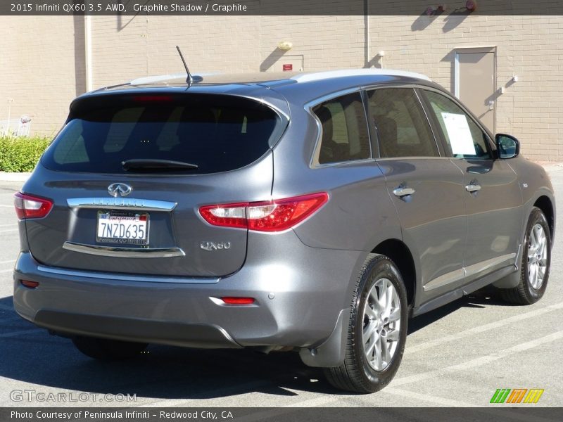 Graphite Shadow / Graphite 2015 Infiniti QX60 3.5 AWD