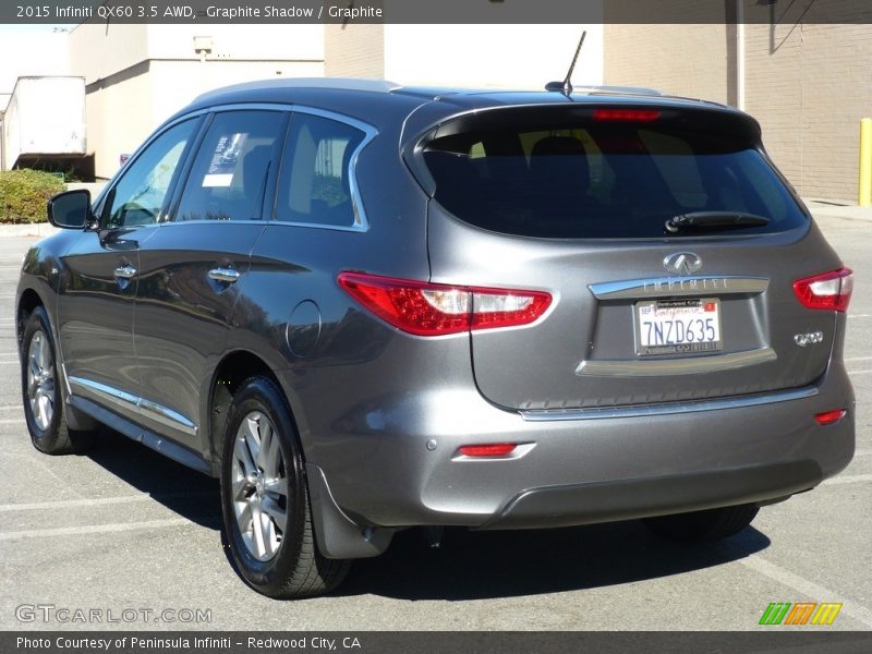 Graphite Shadow / Graphite 2015 Infiniti QX60 3.5 AWD