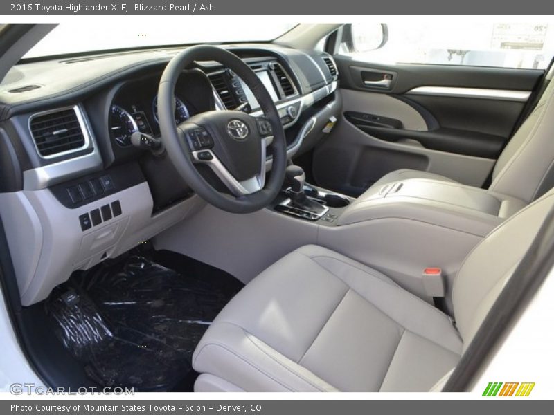 Blizzard Pearl / Ash 2016 Toyota Highlander XLE