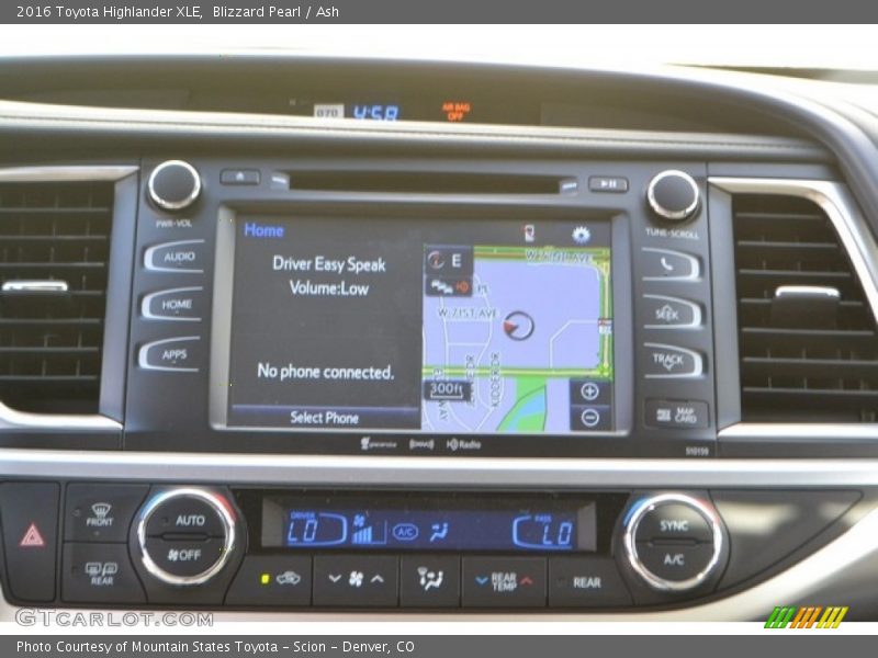 Blizzard Pearl / Ash 2016 Toyota Highlander XLE