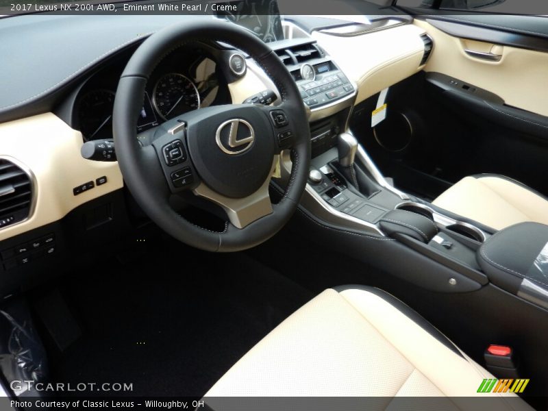  2017 NX 200t AWD Creme Interior