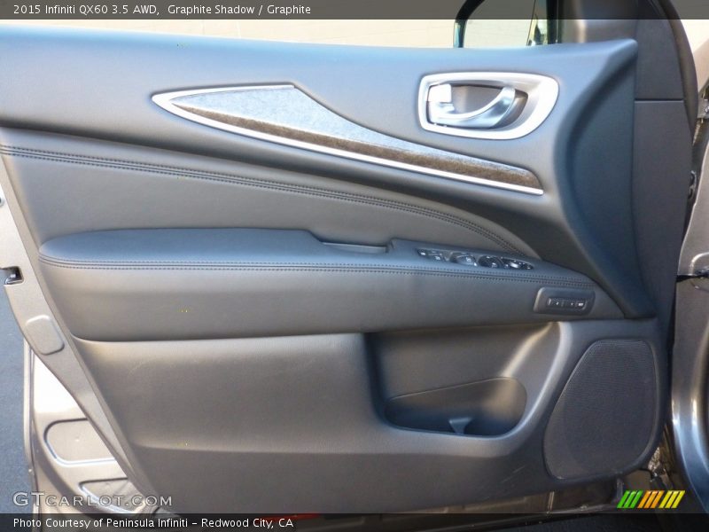 Graphite Shadow / Graphite 2015 Infiniti QX60 3.5 AWD