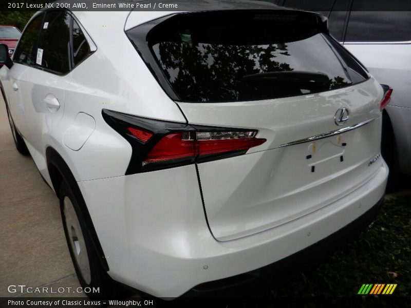 Eminent White Pearl / Creme 2017 Lexus NX 200t AWD