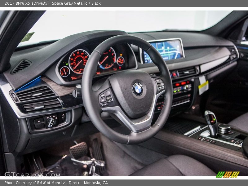 Space Gray Metallic / Black 2017 BMW X5 sDrive35i