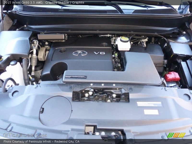 Graphite Shadow / Graphite 2015 Infiniti QX60 3.5 AWD