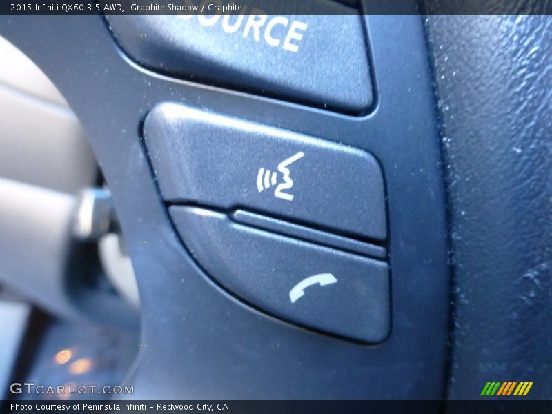 Graphite Shadow / Graphite 2015 Infiniti QX60 3.5 AWD