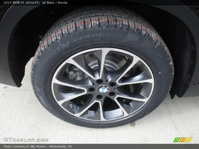 Jet Black / Mocha 2017 BMW X5 xDrive35i
