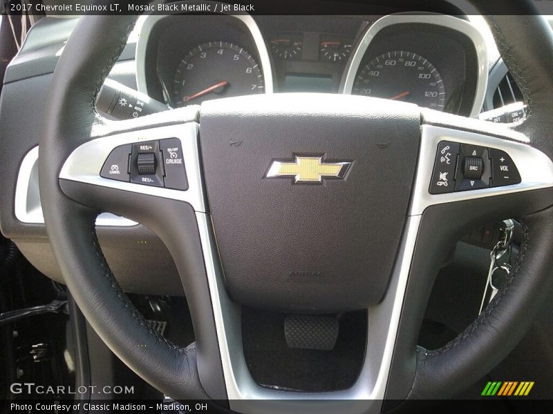 Mosaic Black Metallic / Jet Black 2017 Chevrolet Equinox LT