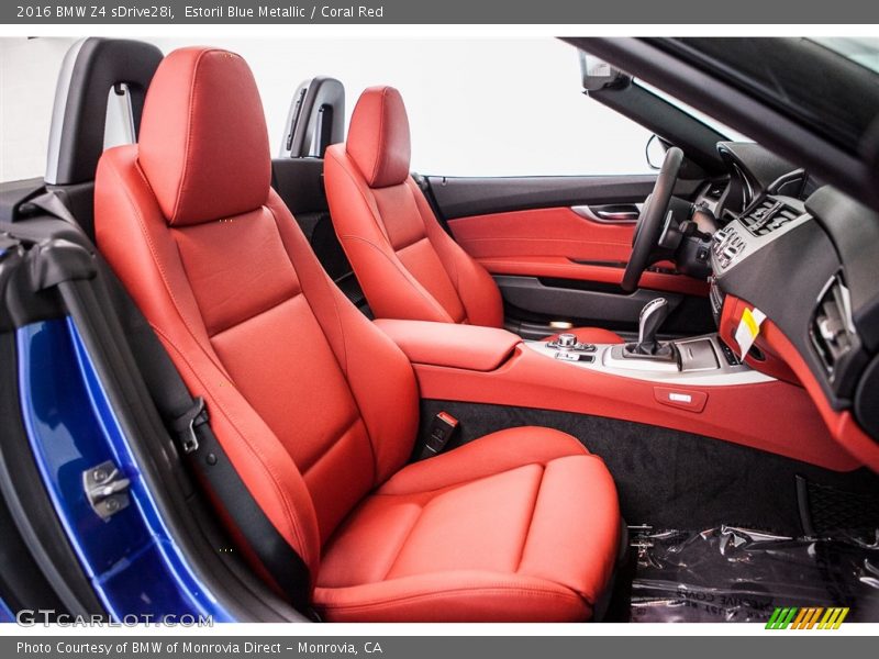 Front Seat of 2016 Z4 sDrive28i