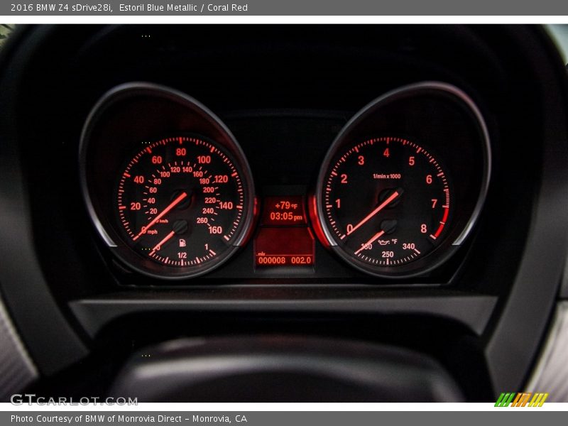  2016 Z4 sDrive28i sDrive28i Gauges