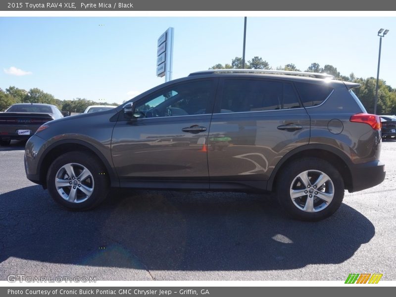 Pyrite Mica / Black 2015 Toyota RAV4 XLE