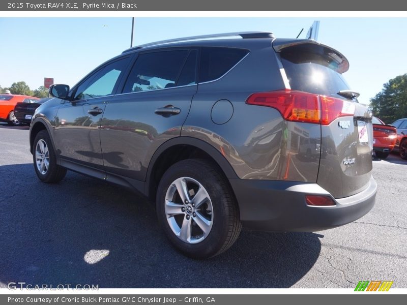 Pyrite Mica / Black 2015 Toyota RAV4 XLE