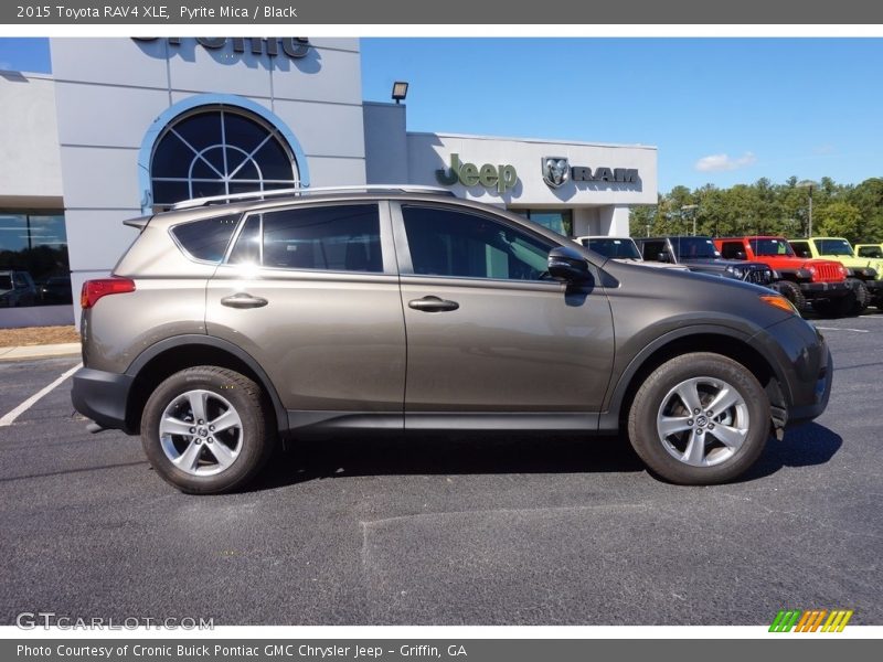 Pyrite Mica / Black 2015 Toyota RAV4 XLE