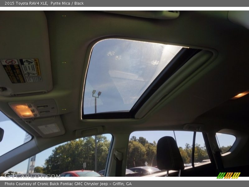 Pyrite Mica / Black 2015 Toyota RAV4 XLE