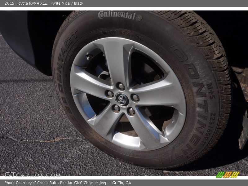 Pyrite Mica / Black 2015 Toyota RAV4 XLE