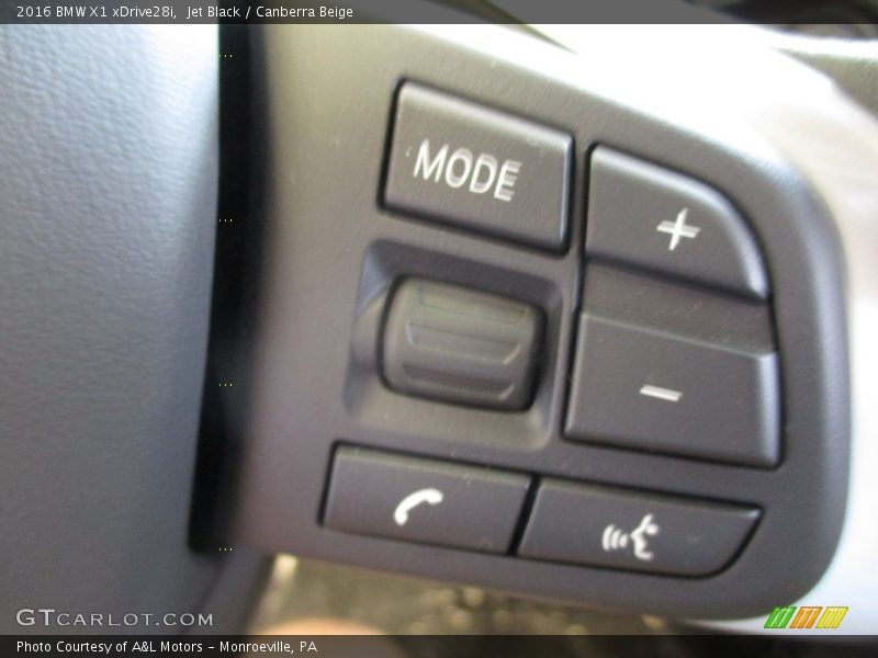 Jet Black / Canberra Beige 2016 BMW X1 xDrive28i