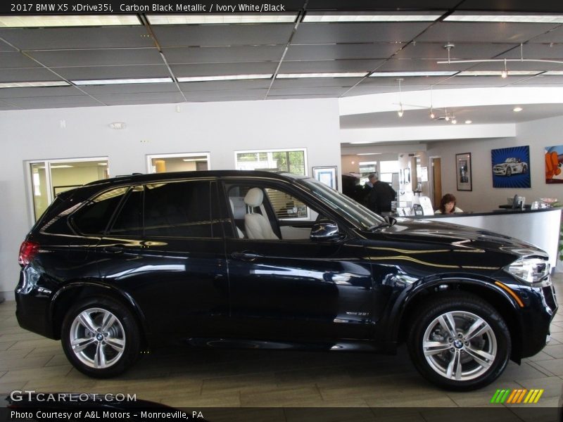 Carbon Black Metallic / Ivory White/Black 2017 BMW X5 xDrive35i