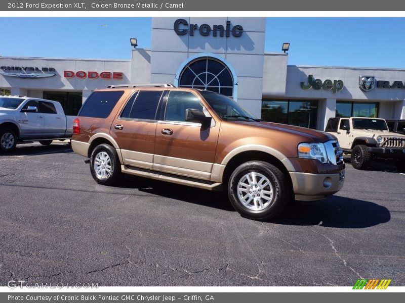 Golden Bronze Metallic / Camel 2012 Ford Expedition XLT