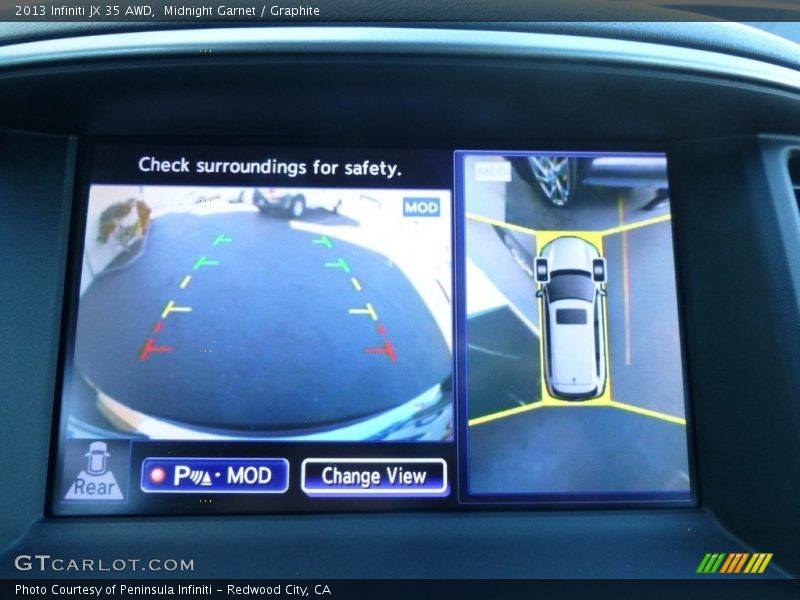 Midnight Garnet / Graphite 2013 Infiniti JX 35 AWD