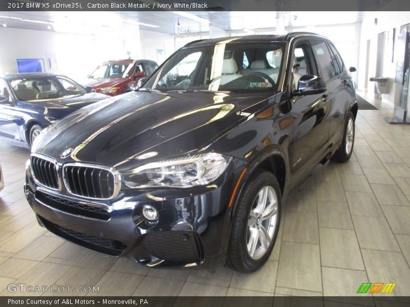 Carbon Black Metallic / Ivory White/Black 2017 BMW X5 xDrive35i