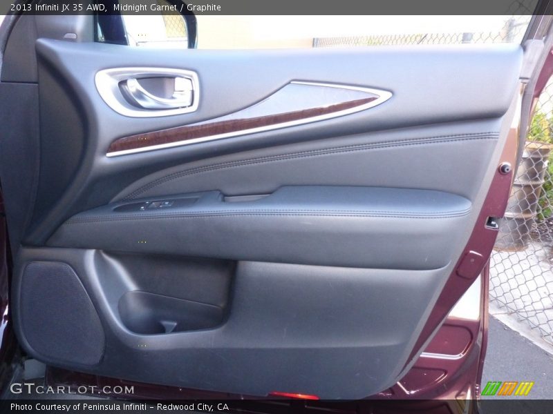 Midnight Garnet / Graphite 2013 Infiniti JX 35 AWD