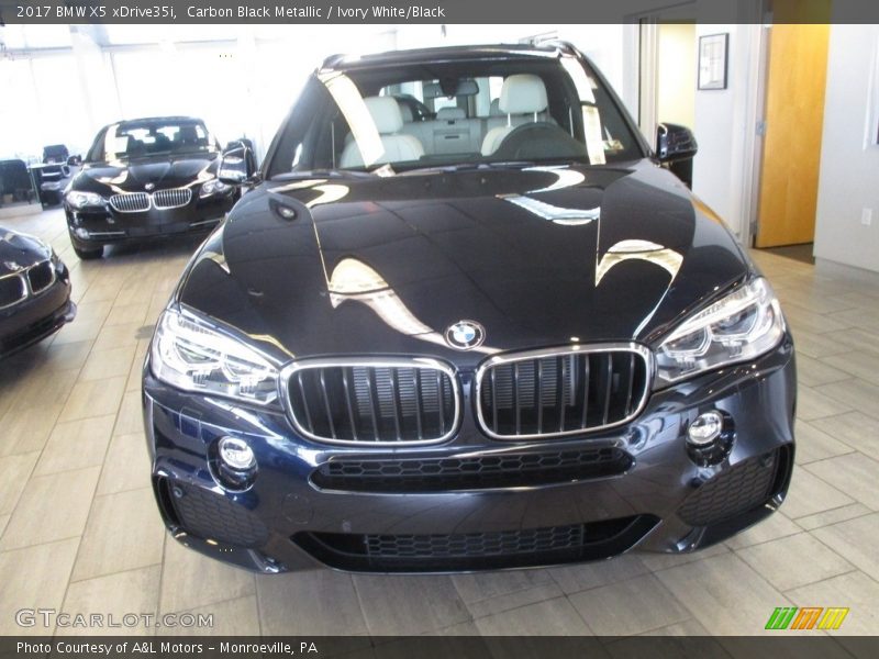 Carbon Black Metallic / Ivory White/Black 2017 BMW X5 xDrive35i