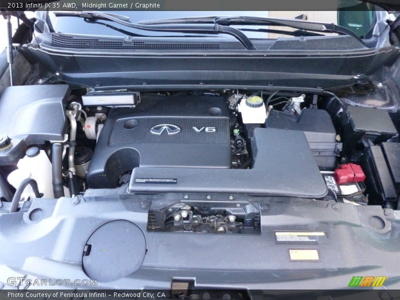 Midnight Garnet / Graphite 2013 Infiniti JX 35 AWD