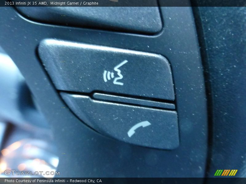 Midnight Garnet / Graphite 2013 Infiniti JX 35 AWD