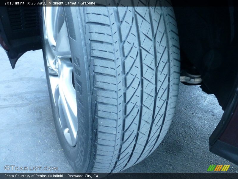Midnight Garnet / Graphite 2013 Infiniti JX 35 AWD