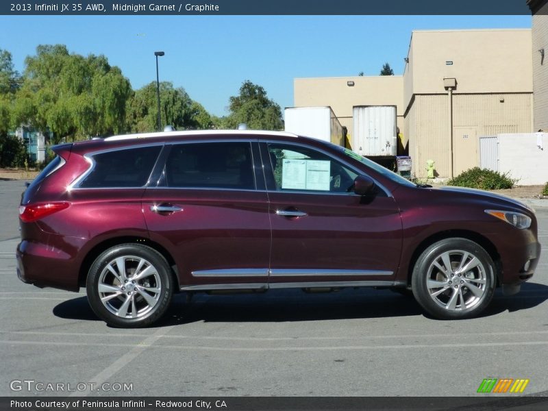 Midnight Garnet / Graphite 2013 Infiniti JX 35 AWD
