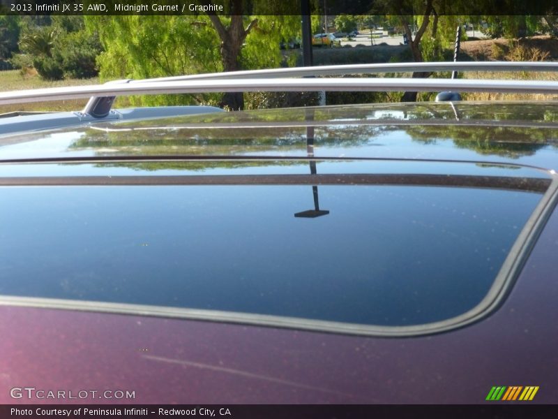 Midnight Garnet / Graphite 2013 Infiniti JX 35 AWD
