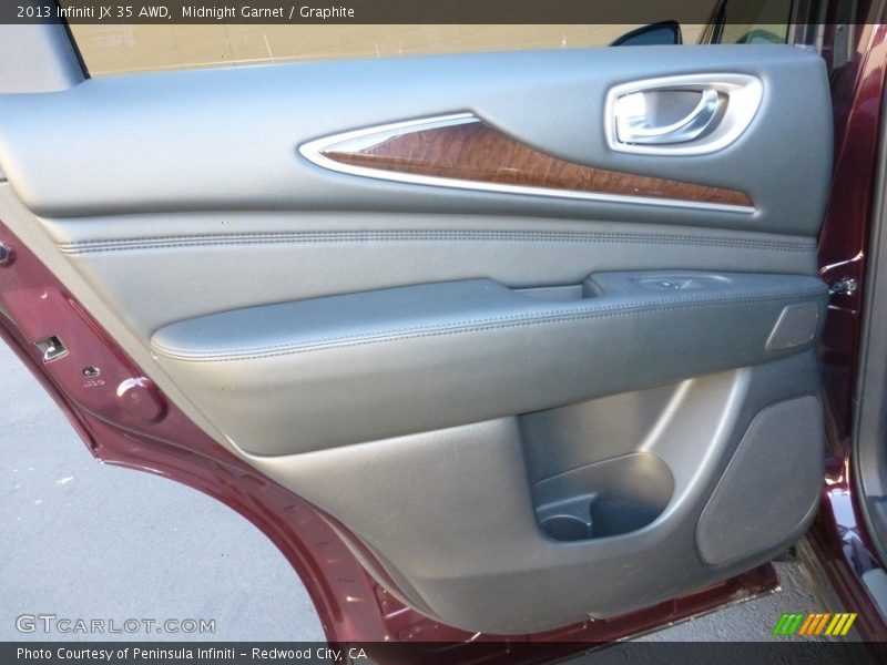 Midnight Garnet / Graphite 2013 Infiniti JX 35 AWD